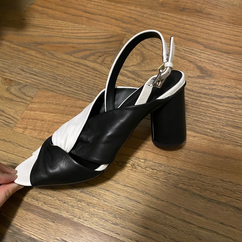 Rebecca Minkoff black and white shoes